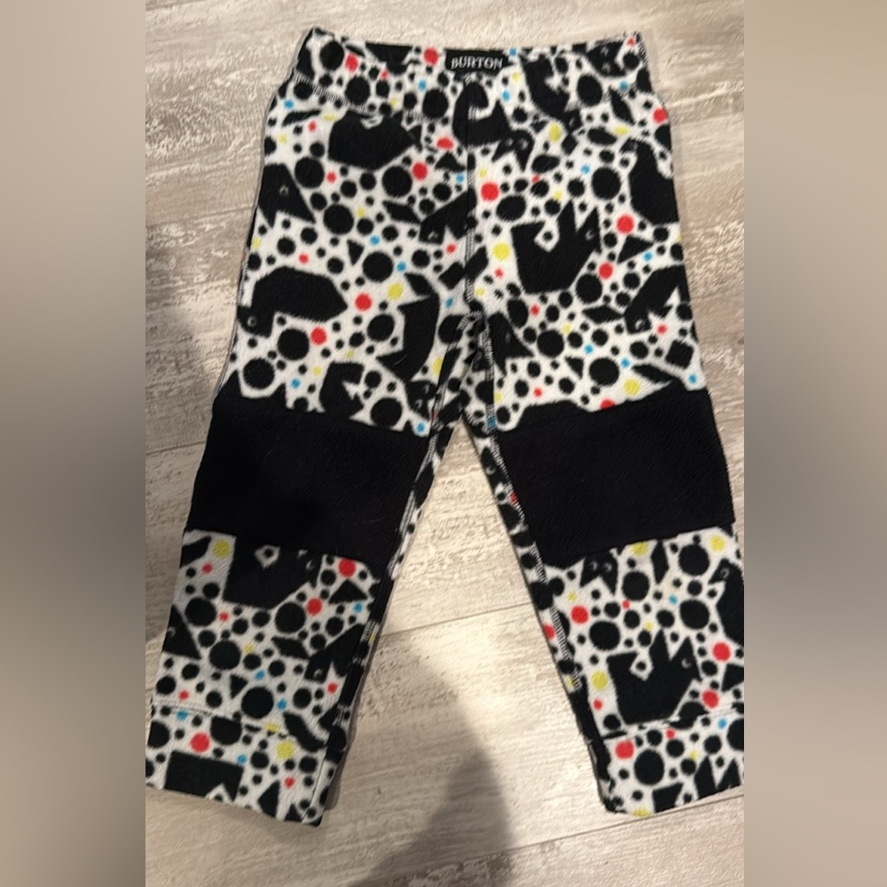 Burton Kids' Black and White Patterned Casual Bottoms